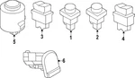 Genuine Nissan Switch 25380-JK00A. Fixed Price $91.17.