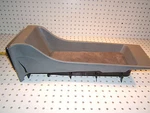 Mercedes Early W126 Sec Rear Seat Gray Open Style Oe Console & ASHT,1268430707. Fixed Price $422.30.