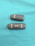Volvo Oem Gray Rare Power Seat Switch Knobs For S60 V60 S80 XC70 XC90 XC60 C30+. Fixed Price $19.99.