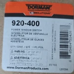 Dorman 920-400 Master Window Switch For Select 12-20 Chrysler Dodge Ram Models. Fixed Price $75.00.