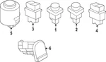 Genuine Nissan Switch 25380-JK00A. Fixed Price $89.34.