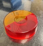 Ferrari 250GT Lusso, 275GTB Tail Light Lens. Amber And Red.. Fixed Price $175.00.