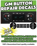 2007-2008-2009-2010 2011-2012-2013 Gmc Acadia Buttons Set Of Decals Repair. Fixed Price $10.95.