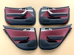 2018-2020 Kia Stinger Gt Interior Door Trim Panel Card Red Full Set Oem LOT2378. Fixed Price $899.00.
