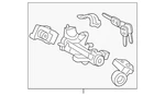 Genuine Honda Steering Column Lock 06351-SCV-C10. Fixed Price $373.66.