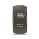 CH4X4 Gray Series Rocker Switch Winch Power Symbol - White Led. Fixed Price $17.98.