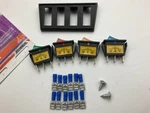 Dorman 86923 10 Amp Rocker Switches - Red, Blue, Amber & Green Pack Of 4. Fixed Price $15.96.