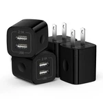 2PACK Double Usb Charger Block, 5V 2.1A Dual Port Wall Power Adapter,.... Fixed Price $11.99.