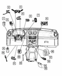 Genuine Mopar 2002-2007 Jeep Liberty Front Multifunction Switch 56010125AI. Fixed Price $158.75.