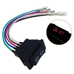 Car Power Window Switch 5-PIN/WIRE Arrows Up/down Red Led Light Universal 12V Dc. Fixed Price $6.99.