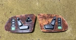 96-03 Mercedes W210 E320 Front Pair Seat Adjustment Control Switch Trim Wood Oem. Fixed Price $100.00.