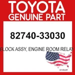 Toyota Genuine 82740-33030 Block Assy Engine Room Relay Oem 8274033030. Fixed Price $76.04.