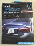 Type Carbon Fiber Led Tail Brake Rear Wing Lip Spoiler Trim Universal 50. Fixed Price $20.00.
