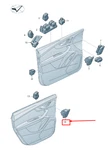 Audi A5 Sportback F5 Right Door Central Locking Switch 8W0962108B5PR. Fixed Price $88.58.