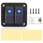 Panel Gang Aluminum Toggle Switch, Waterproof 12V/24V Marine Rocker .... Fixed Price $12.54.