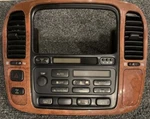 1998-2002 Lexus LX470 Center Dash Climate Control Bezel Wood Grain Rebuilt. Fixed Price $699.95.