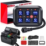 Nilight 6 Gang Switch Panel Universal Circuit Control Relay System With Fuse .... Fixed Price $167.63.