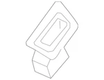 Genuine Volkswagen Switch Bezel 3CN-868-963-A-82V. Fixed Price $13.19.