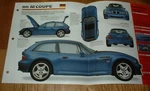 1998 Bmw Coupe Original Imp Brochure Specs Info 97. Fixed Price $12.99.