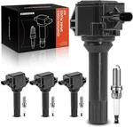 Set Of 4 Ignition Coil Pack And Iridium Spark Plugs Compatible With Subaru. Fixed Price $121.33.