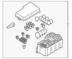 Genuine Mazda Fuse & Relay Box C235-66-760D. Fixed Price $60.24.