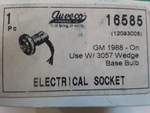 16585 Auveco Electrical Socket Gm 12083005 Use With 3057 Bulb 1988 On. Fixed Price $11.99.