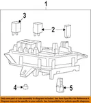 Gm Oem 09-12 Enclave,outlook Electrical Relay-fuse Box 20934632. Fixed Price $229.36.