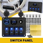 Gang Led Marine Rocker Panel Switch Socket Dual Usb & Voltmeter 12V-24V Car Rv. Fixed Price $34.19.
