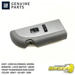 2007 - 2009 Silverado Sierra Passenger Front Power Window Lock Switch Bezel Gray. Fixed Price $36.78.