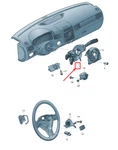 Vw Touareg Steering Column Combination Switch 7P6953502B New Oem. Fixed Price $595.34.