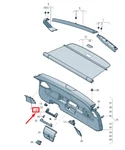 Volkswagen Tiguan AD1 Luggage Compartment Trim Handle 5NN86262982V. Fixed Price $71.39.