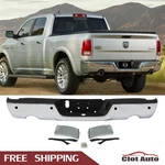 For 2009-2018 Dodge Ram 1500 Rear Bumper W/dual Exhaust W/sensor Holes Chrome. Fixed Price $167.49.