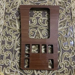 Mercedes W126 Zebrano Color Wood Trim Shifter Frame Console Cover #9 Jo. Fixed Price $179.99.