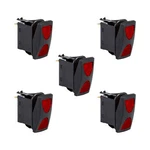 5PC Ols 12V Dc 20A 4-PIN Red Led On-off-on Spdt Rocker Switch Kit (3 Position). Fixed Price $29.99.