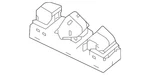 Genuine Nissan Window Switch 25411-6CF0A. Fixed Price $83.53.