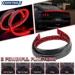 Carbon Fiber Pu Rear Roof Trunk Tail Spoiler Wing Lip Signal Brake Light. Fixed Price $36.99.
