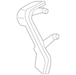 Genuine Honda Finisher *NH634L* (w/o Switch) (mist Silver) 78505-S9V-A11ZC. Fixed Price $6.91.