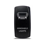 Rocker Switch For Jeep Windshield Lights Symbol - Red Led. Fixed Price $17.98.