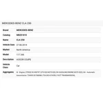 2014 Mercedes-benz CLA250 Headlight Switch A21290505519107. Fixed Price $99.99.