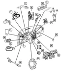 Genuine Mopar Multi-function Switch 5073048AB. Fixed Price $125.70.