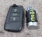 2019-2022 Volkswagen Jetta Ignition Assembly W/key, Id 17B959839. Fixed Price $135.00.