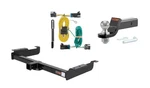Curt Class 3 Trailer Hitch & Custom Wiring Loaded Ball Mount For Savana 2500. Fixed Price $297.52.